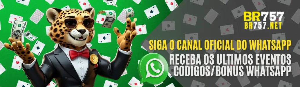 Canal oficial do WhatsApp do BR757 Cassino