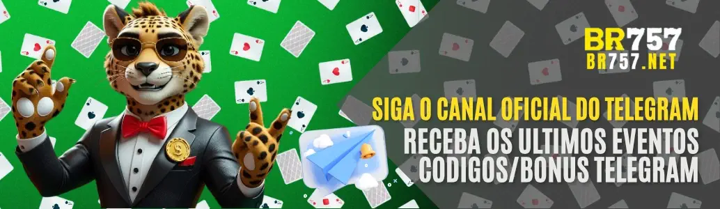 Canal oficial do Telegram do BR757 Cassino