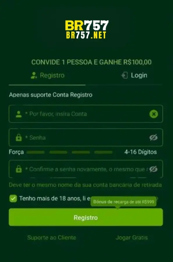 Jogadores aproveitando o BR757 Cassino online